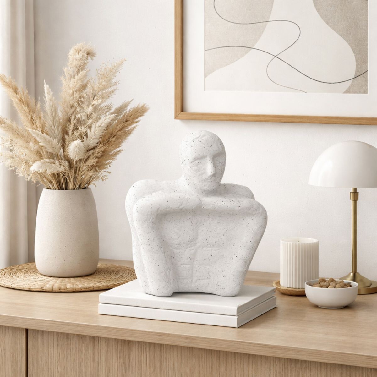 ESCULTURA MAN Blanco Medium 