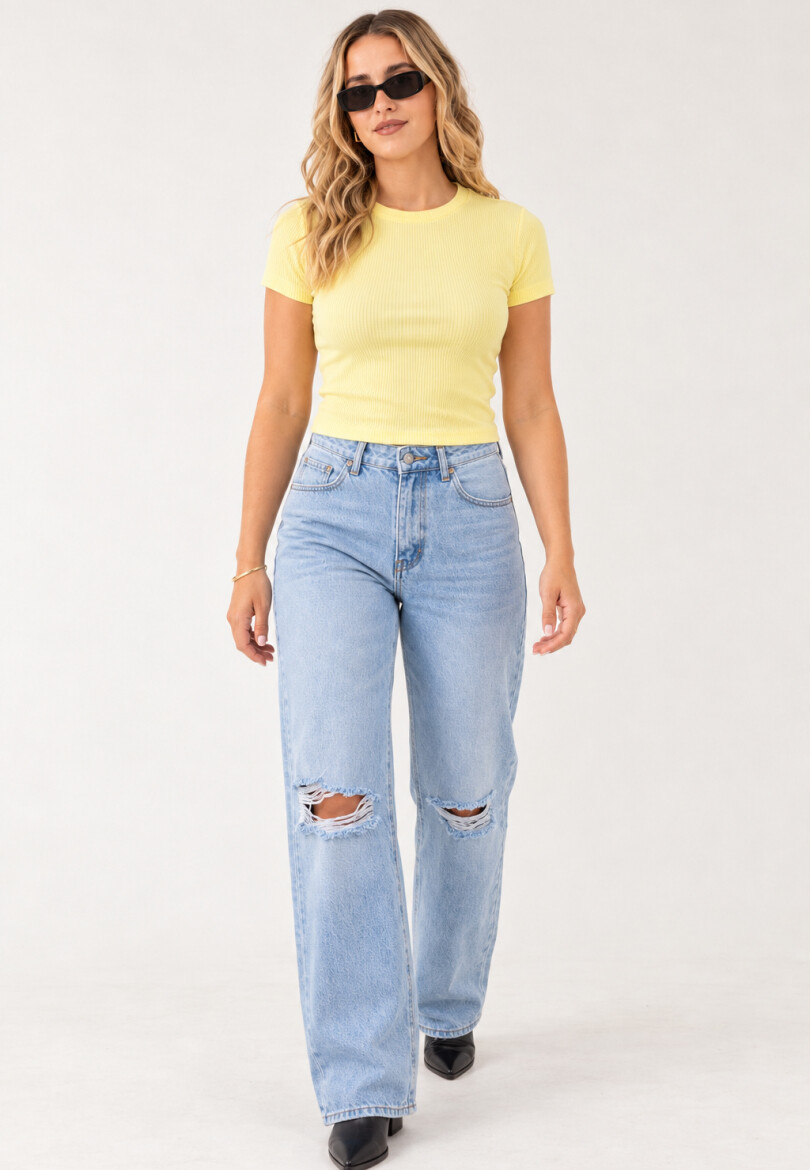 Remera Básica Amarillo