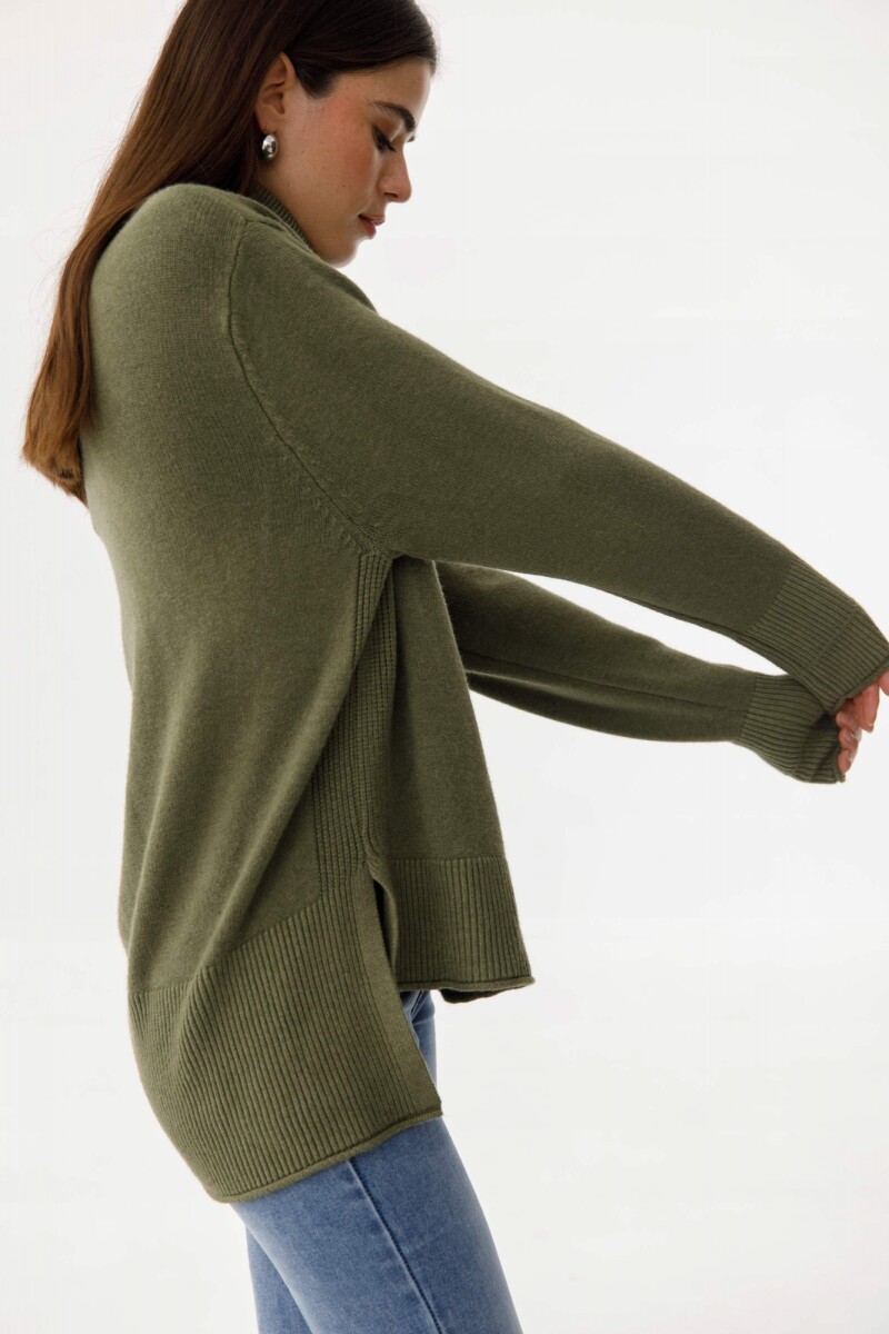 Sweater Polera Serrana Verde
