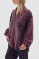 Camisa Cisne Washed Bordeaux