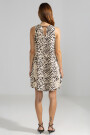 LARA DRESS Feline Cream