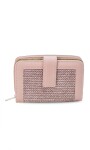 BILLETERA AGNES TEJIDO MAUVE