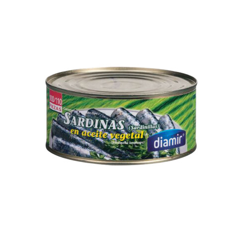 SARDINILLA ACEITE 100/110 DIAMIR - 950 grs Sardinilla Aceite 100/110 Diamir - 950 Grs