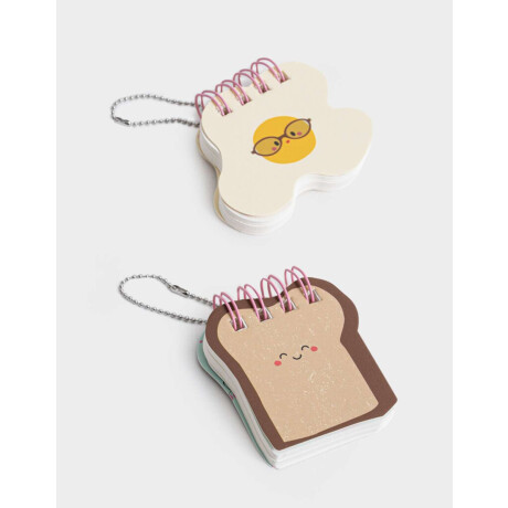 Set De Dos Mini Memos Para Compartir Combinacion Multicolor