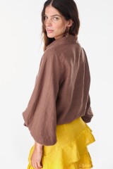 Camisa New Tero  Chocolate