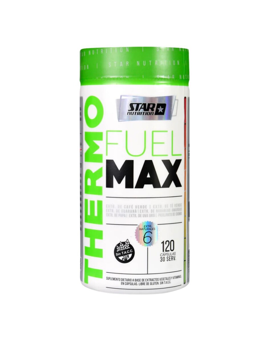 Thermo Fuel Max 120 Cáps Star Nutrition Quemador Sin Sabor 