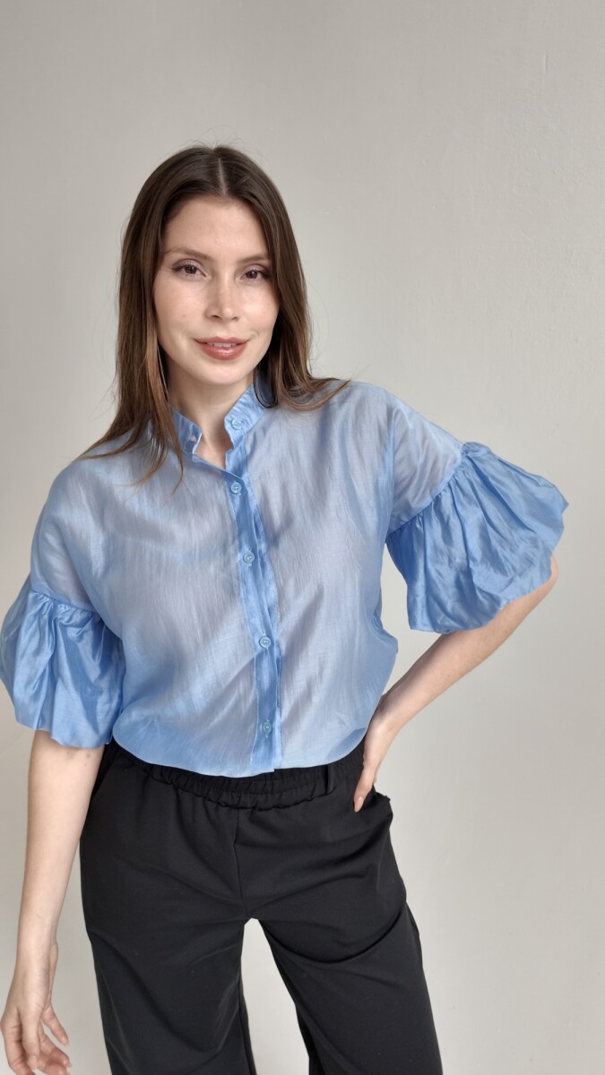 Blusa aime - Celeste 