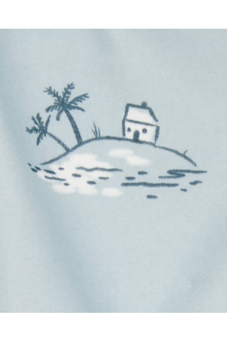 Set de baño dos piezas, protección UPF 50+, diseño tropical Set de baño dos piezas, protección UPF 50+, diseño tropical