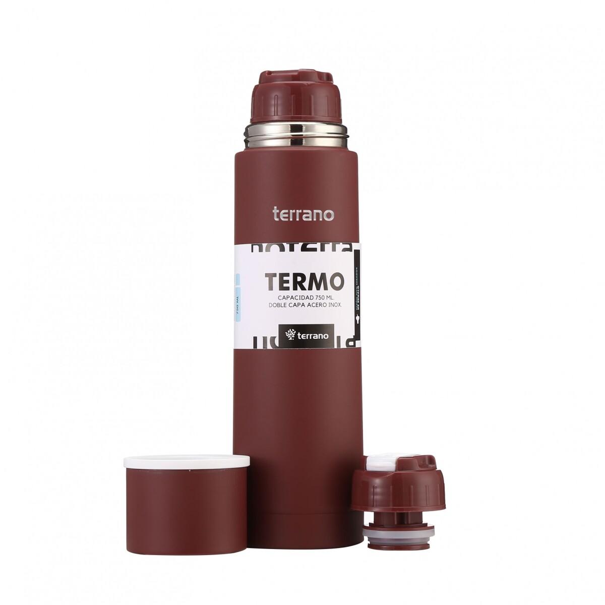 Termo Bala 750ML. - Bordo 