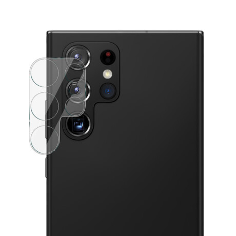 Vidrio Protector de Cámara 9H para Samsung Galaxy S22 Ultra Negro