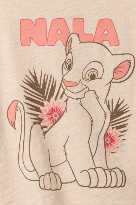 Remera Gráfico Toddler Niña Oatmeal Heather