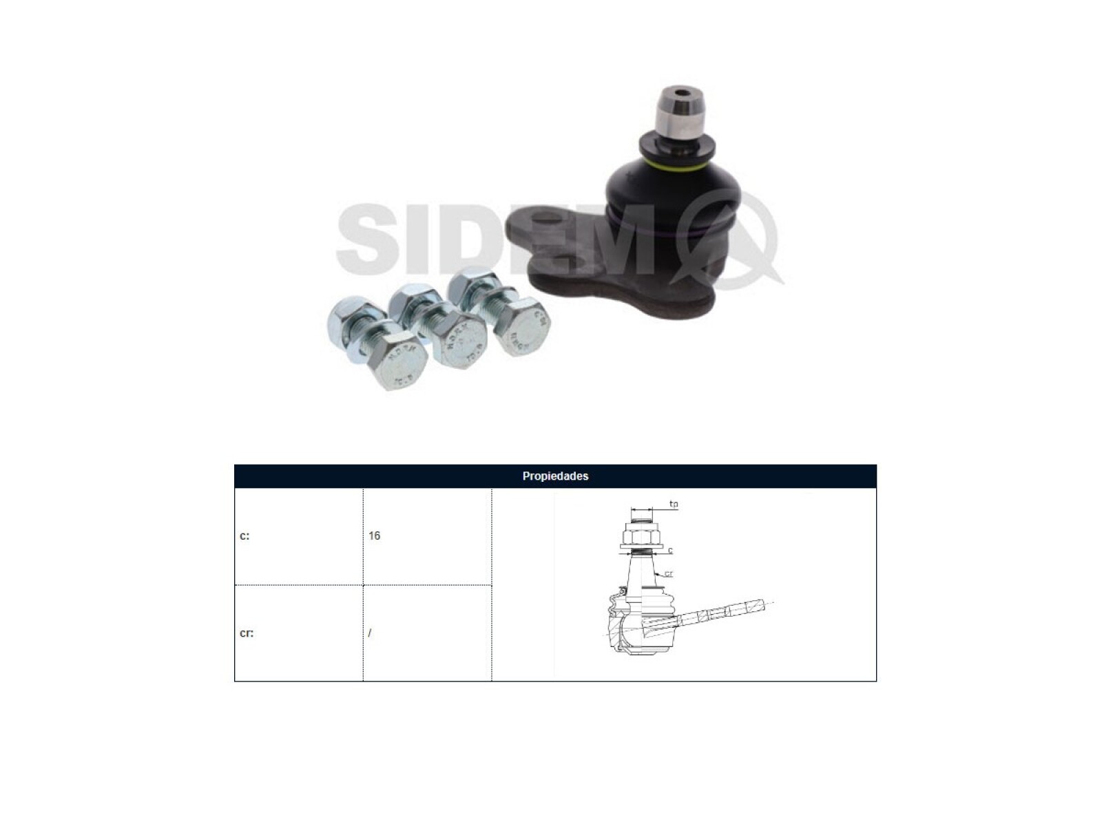Rotula Del Chev Montana/Corsa Ii 00-12 Der/Izq 