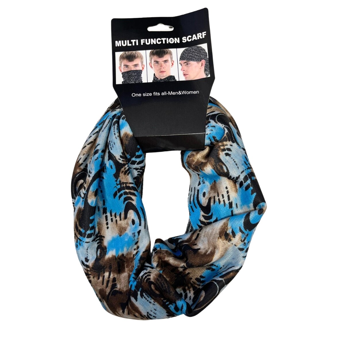 Buff cuellera con interior afelpado - Figuras - Celeste 