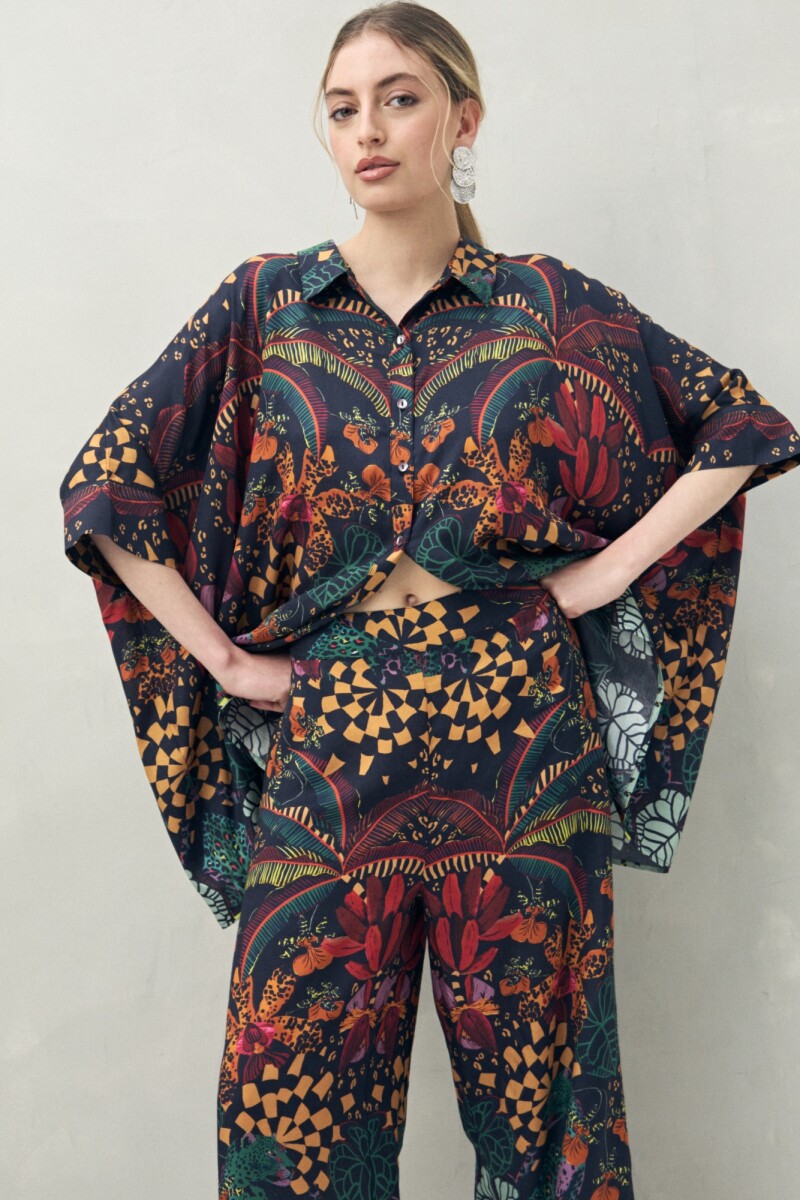 PANTALON ACROSTICO Negro