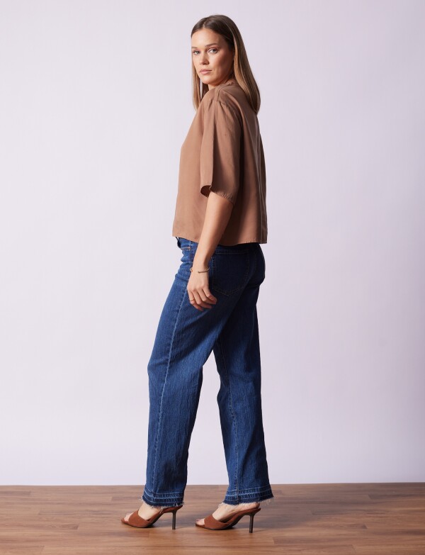 Blusa Lyocell TOSTADO