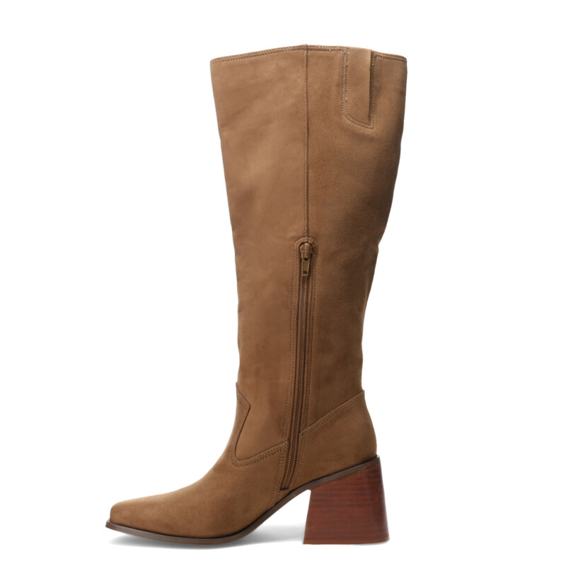 Bota de Mujer Miss Carol MUZAT de caña alta Tan