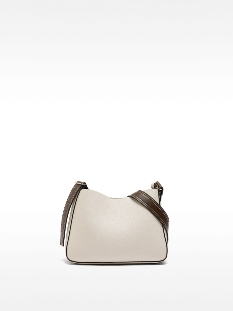Bolso Bandolera Con Textura crudo