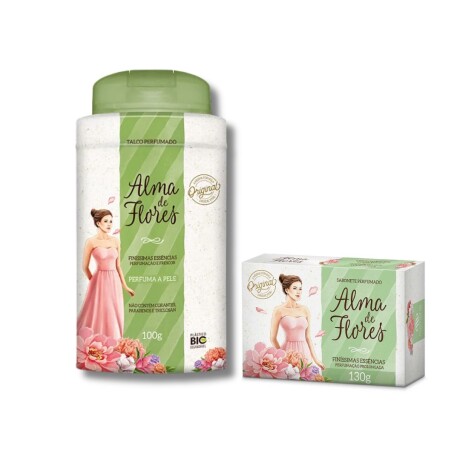 Set Talco 100g + Jabón 130g Alma de Flores Finas Esencias