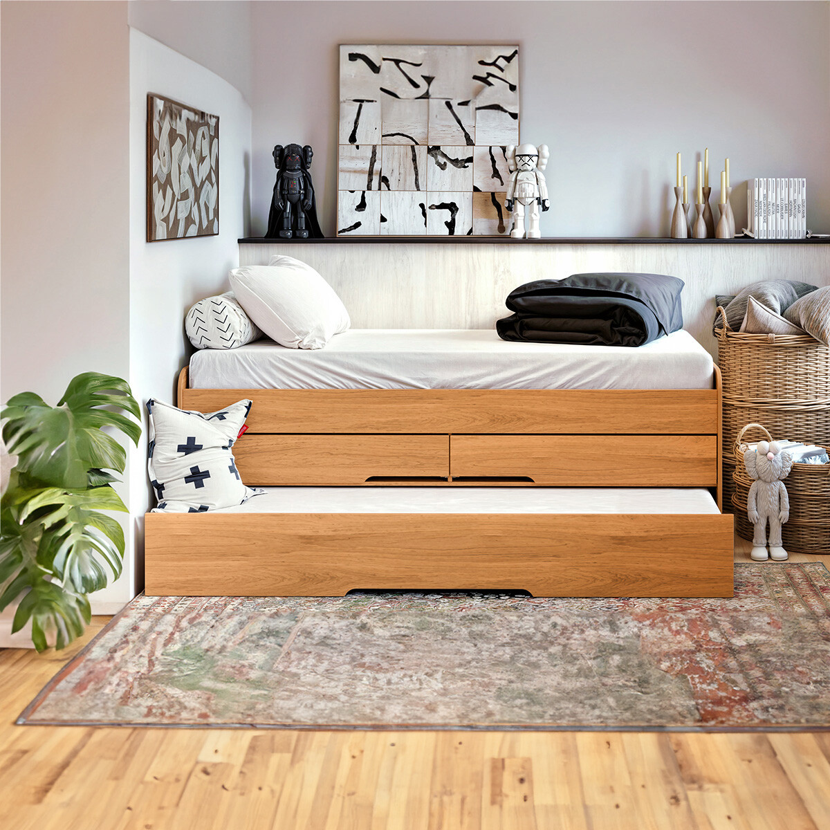Cama marinera infantil - Juliette - 2 cajones - 1 Plaza - Freijo 