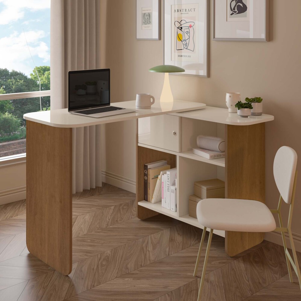 ESCRITORIO MDF MARRON PEACH