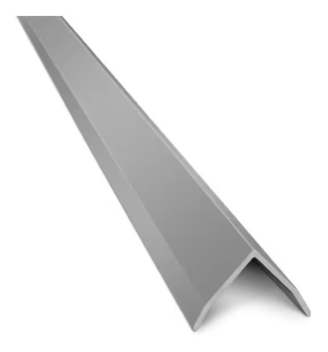 Aluminio Tapacanto 16x16mm 2.5mt Gris 