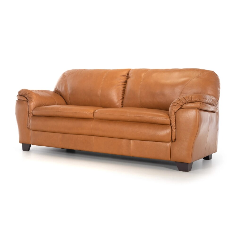 Sillón 100% Cuero - 3 Cuerpos - Monza Camel