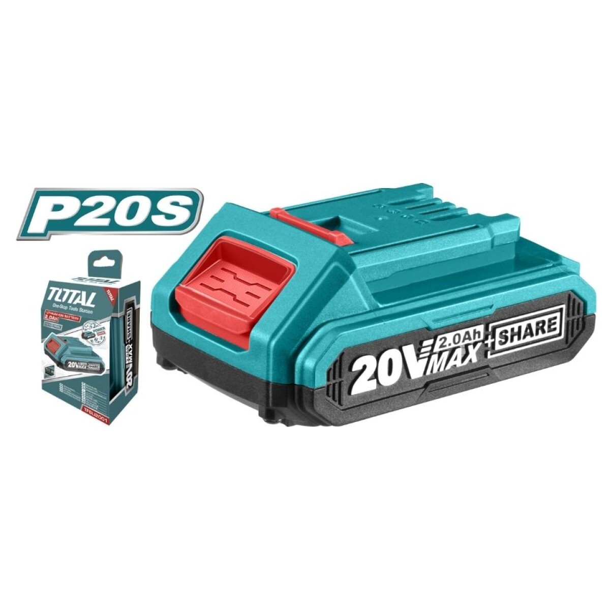 Batería de Litio 20V 2.0Ah Total 