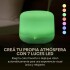 Aromatizador Difusor Humidificador Perfume Luces Led 500 Ml Variante Color Blanco