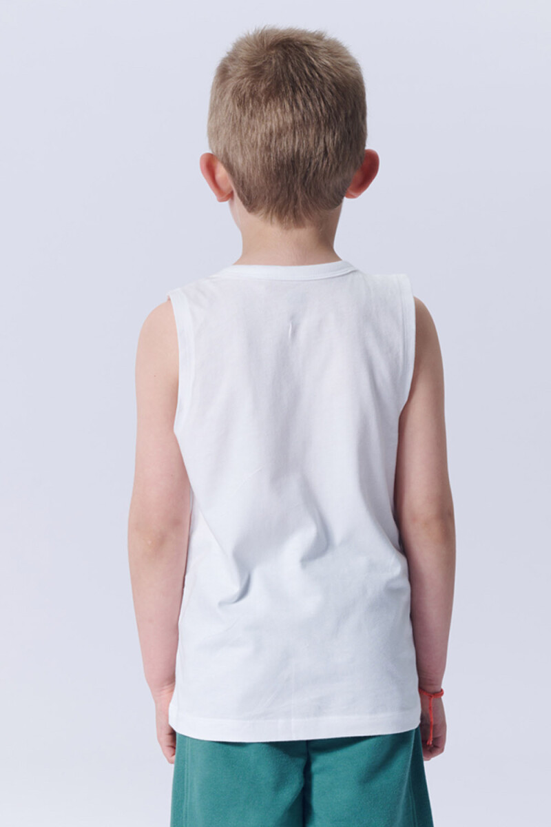 Musculosa básica Blanca