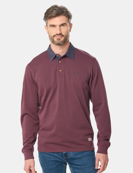 POLO JERSEY LISA Bordo