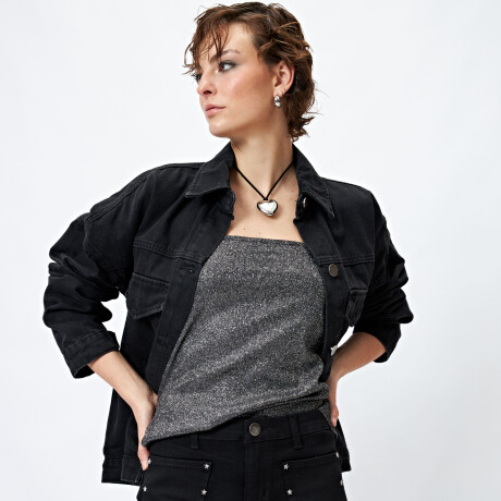 SHORT STARDUST Negro
