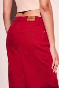 Jean Wide Rojo
