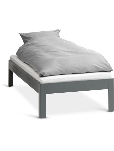 Estructura cama KILDEN 1 Plaza 90x200 gris osc Estructura cama KILDEN 1 Plaza 90x200 gris osc