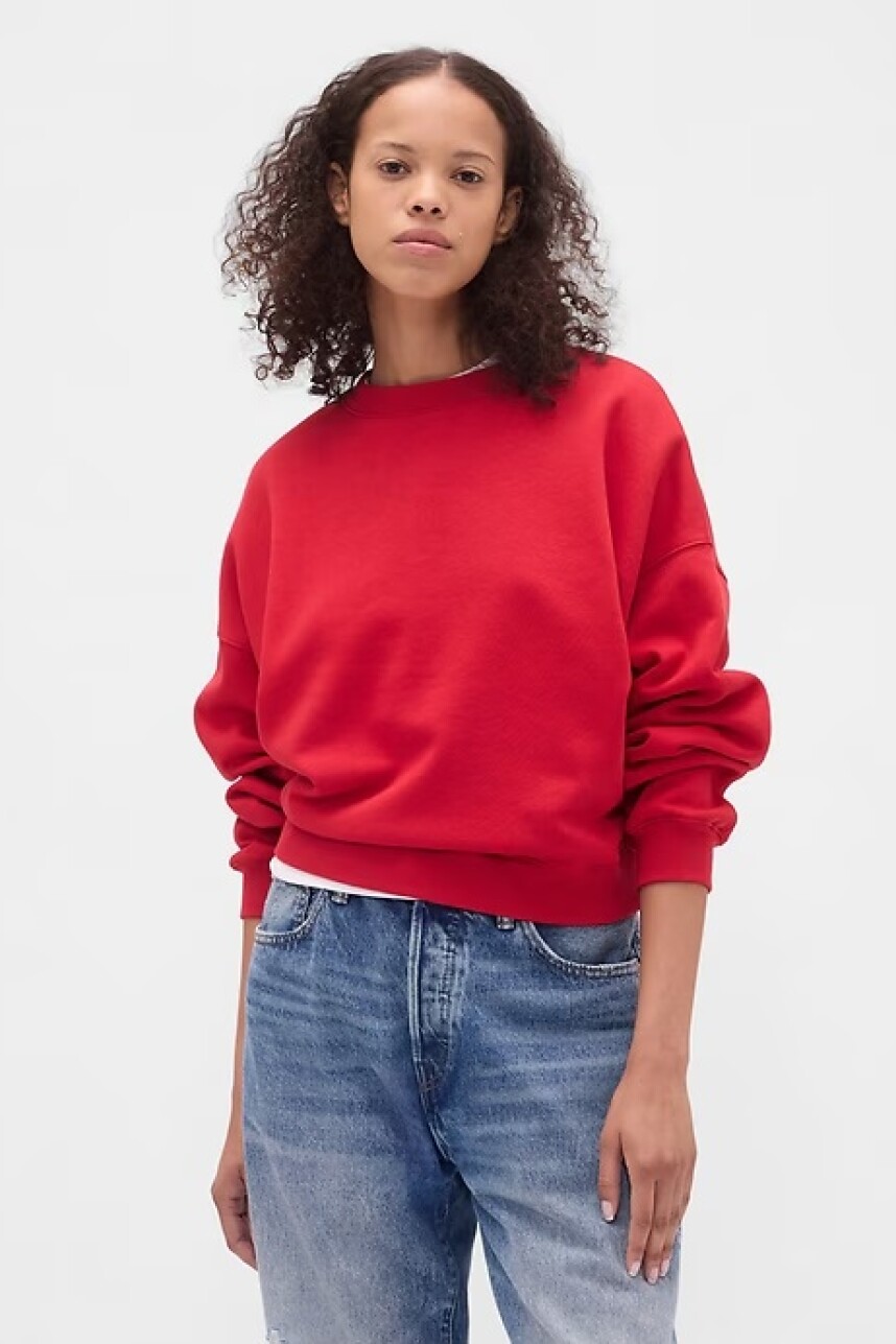 Buzo Deportivo Mujer Modern Red