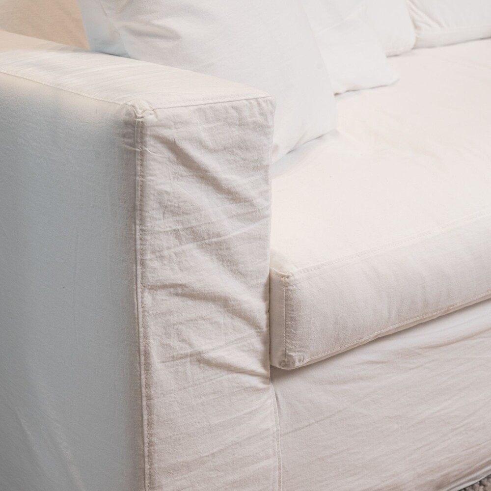 Sofá Celine blanco, 2.20 m Sofá Celine blanco, 2.20 m