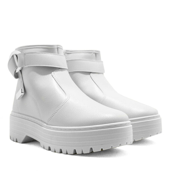 Botas Moleca Beira Rio de Mujer - 5351.103-23572 Blanco