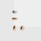 Bijou Cuff Set De Aros - Dorado
