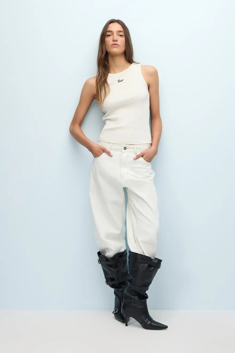 MUSCULOSA MONACO Off White
