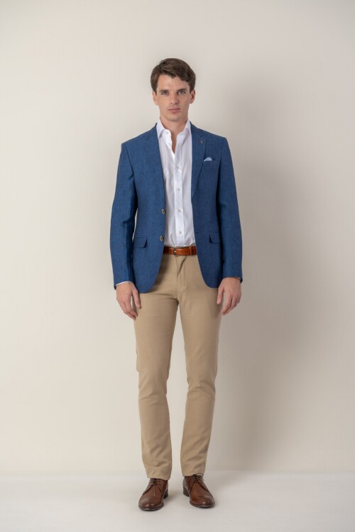 Saco de lino Slim Fit Aero