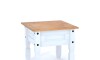 Mesa de living lateral - Linea mexicana Blanco
