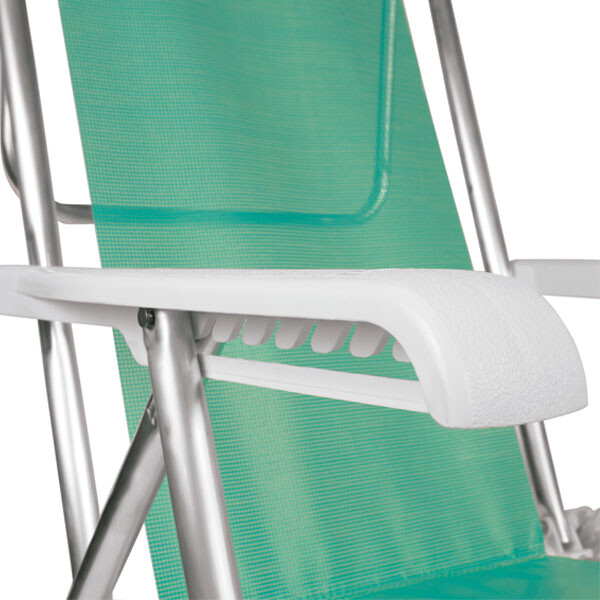 SILLA RECLINABLE 8 POSICIONES ALUMINIO SANNET VERDE VERDE