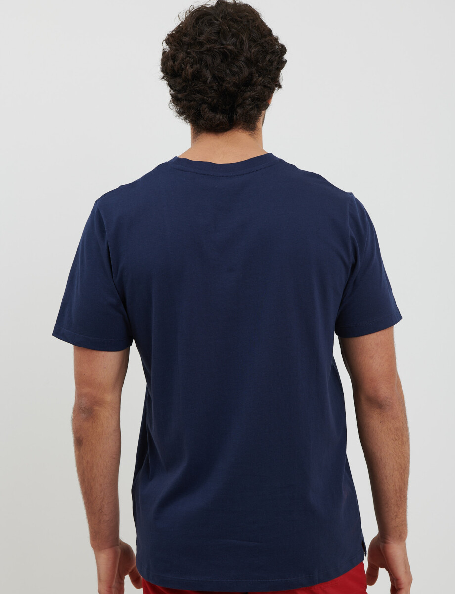 520290 T-SHIRT HARRY Azul Oscuro