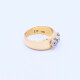 Anillo oro 18k con zirconias. Anillo oro 18k con zirconias.