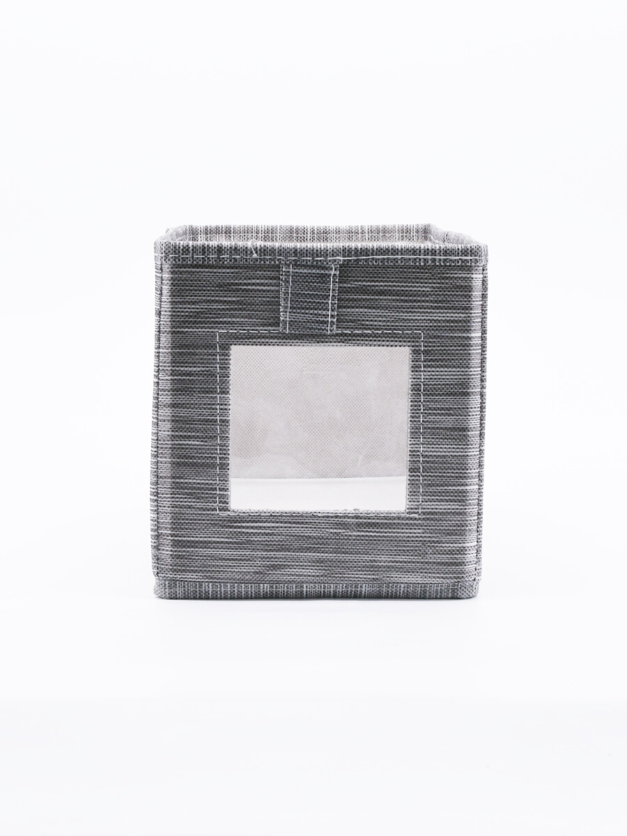CAJA ORGANIZADORA VISOR - GRIS 