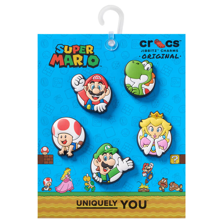 Jibbitz Super Mario Core 5 Pack Multicolor