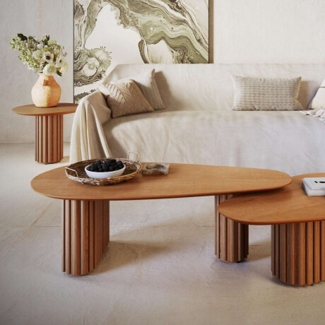 Mesa de centro Organic small Linea Manhattan Natural