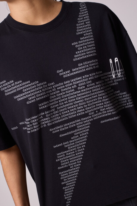 T-SHIRT CAFIL DIXIE Negro