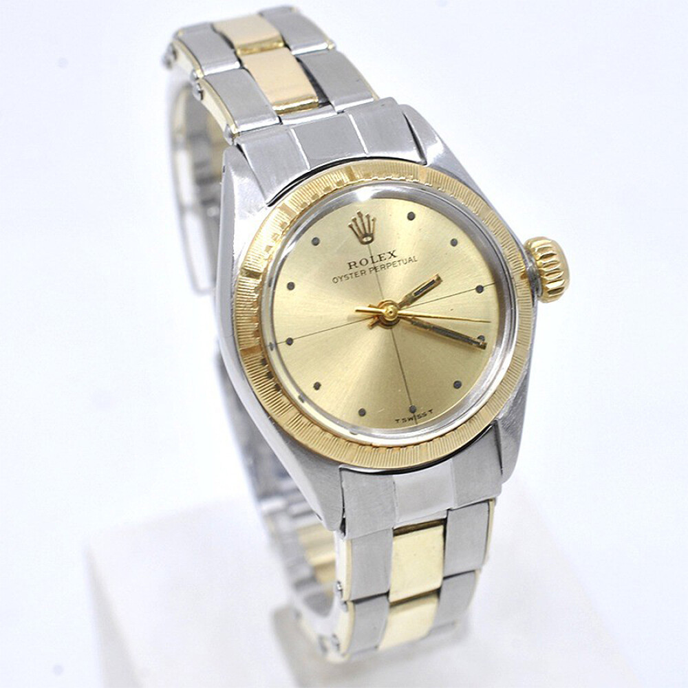Rolex Oyster Perpetual Lady Zephyr 6804 Año 1968 Caja 5 Mm Acero Y Oro Rolex Oyster Perpetual Lady Zephyr 6804 Año 1968 Caja 5 Mm Acero Y Oro