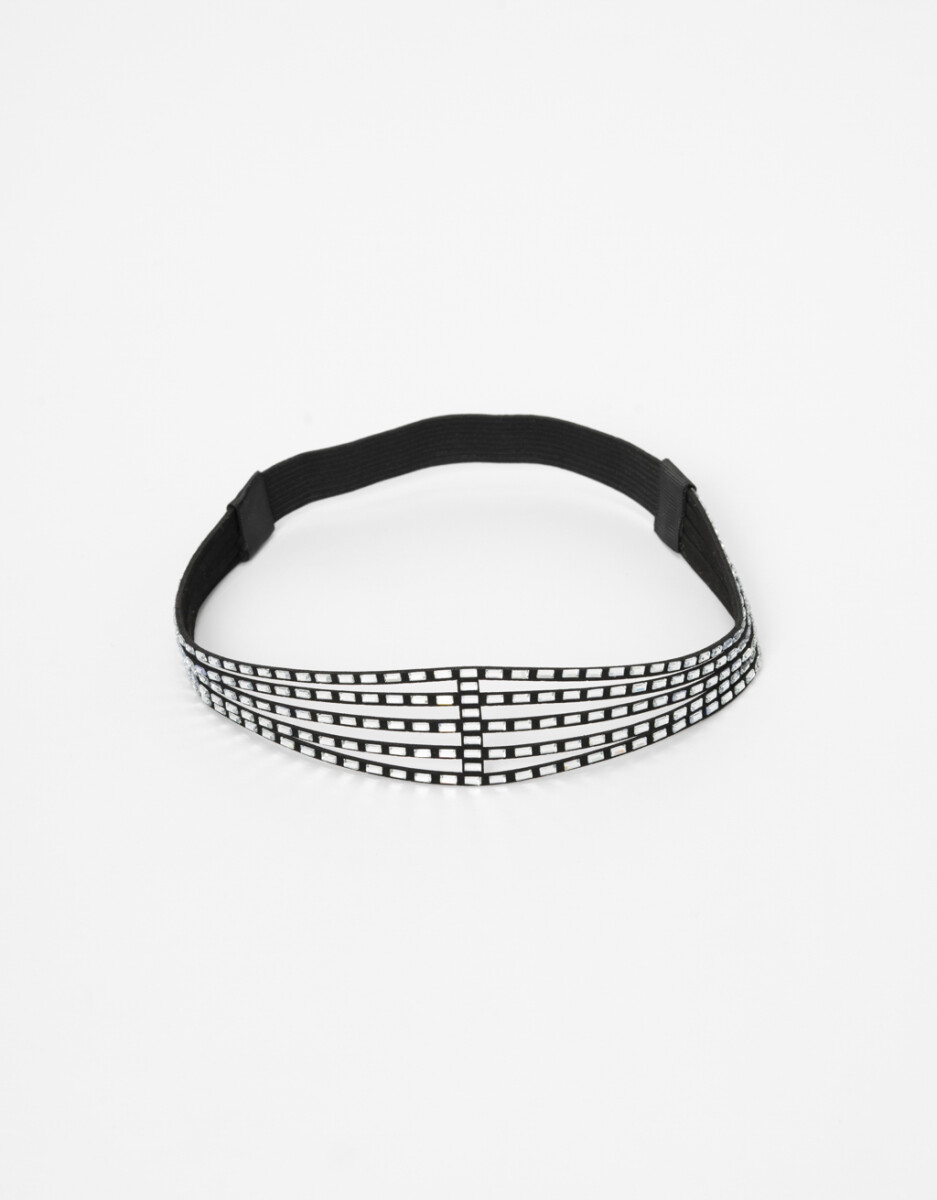 Vincha Flexible Con Strass "halloween" 