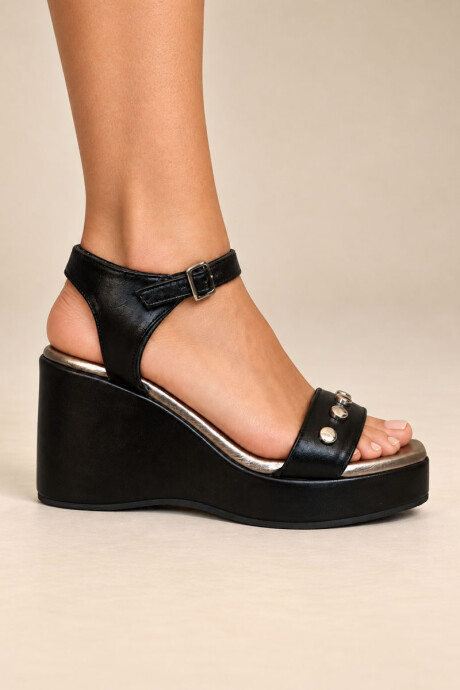 Sandalia Glam Negro